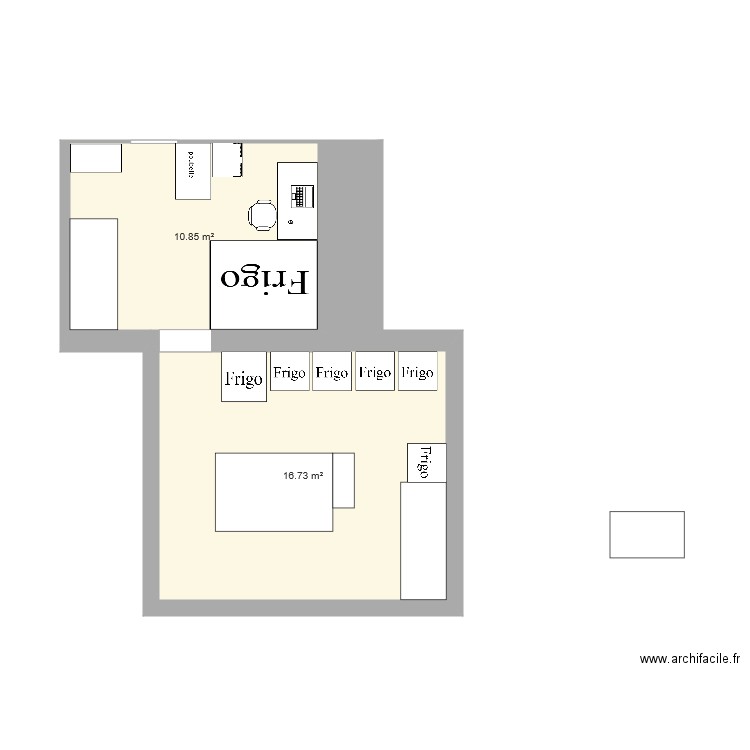 atelier. Plan de 0 pièce et 0 m2