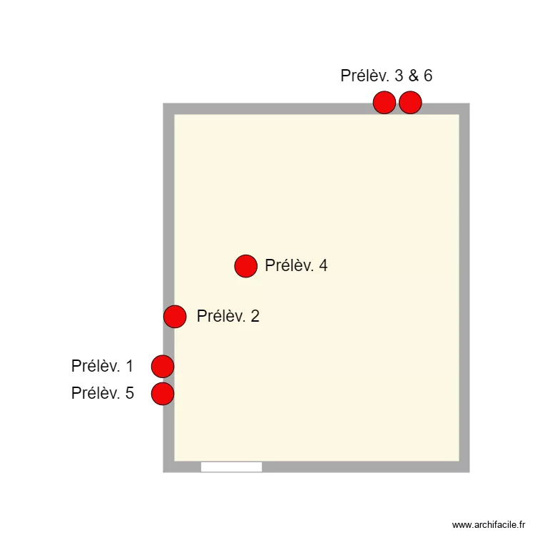 prelevement transvaal. Plan de 