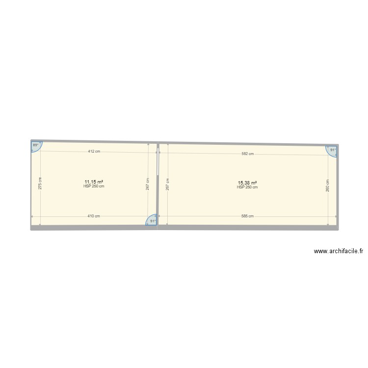 appentis. Plan de 0 pièce et 0 m2