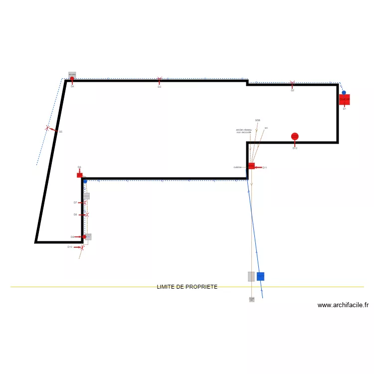 SAINT GEORGES SUR BAULCHE . Plan de 