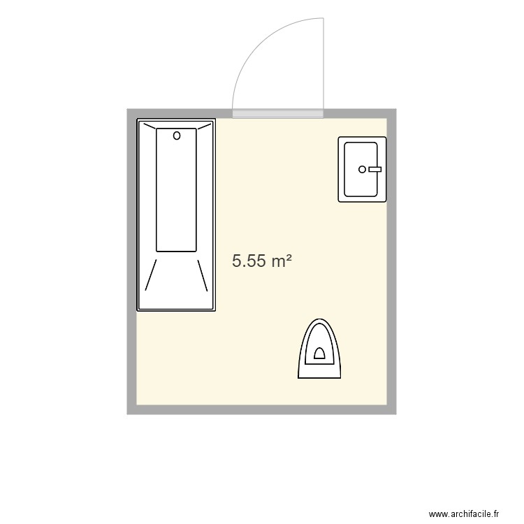 sdb perrin. Plan de 0 pièce et 0 m2