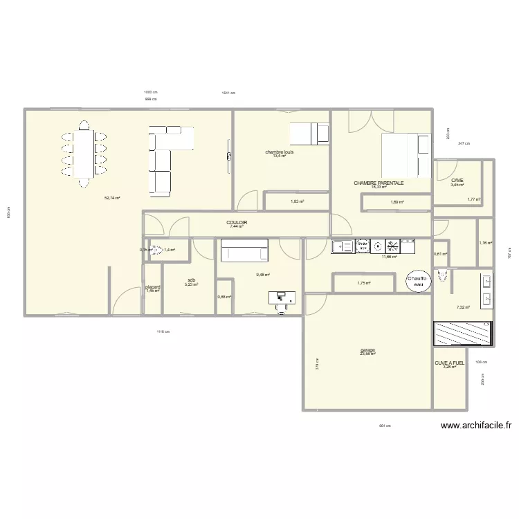 grenay poulieu PROJET. Plan de 