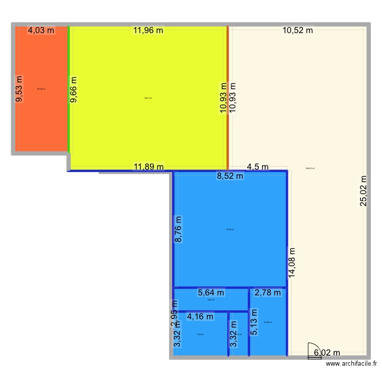 KAVADIN DIVISE. Plan de 8 pièces et 486 m2