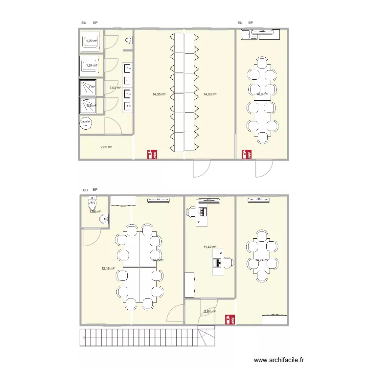 EIFFAGE ST PRIEST  . Plan de 