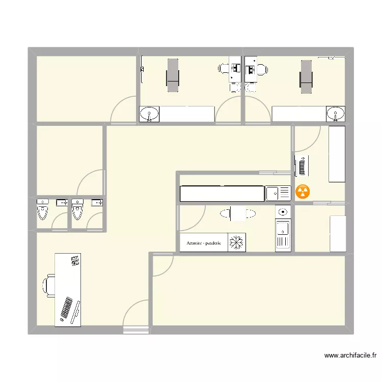 Cabinet Dr HACHANI. Plan de 