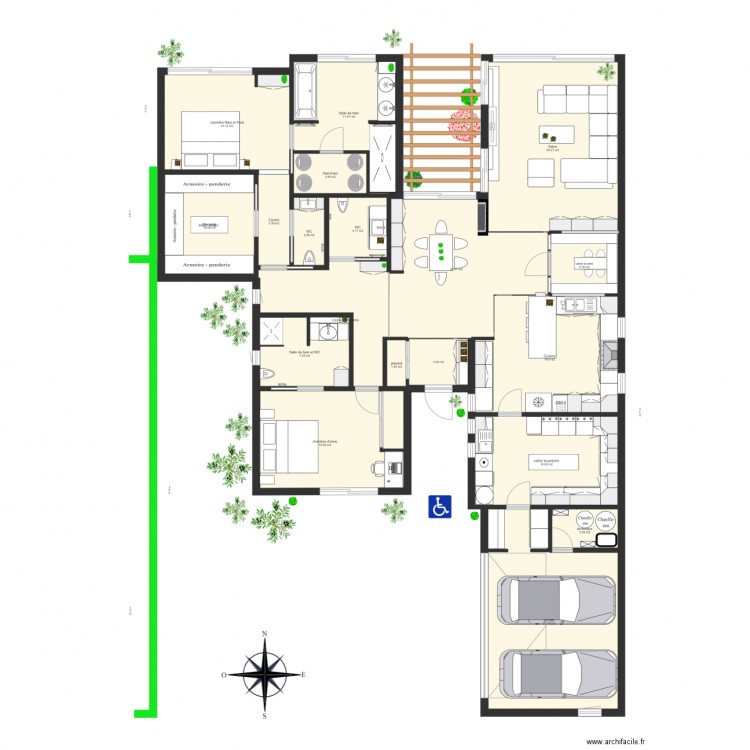 18 avril maison seule. Plan de 0 pièce et 0 m2