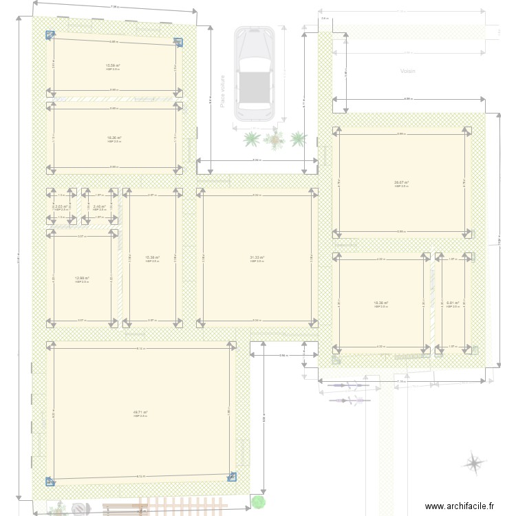 Patate House Electricité RDC. Plan de 0 pièce et 0 m2