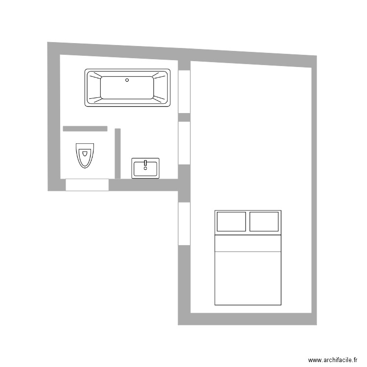 CHAMBRE 3. Plan de 0 pièce et 0 m2