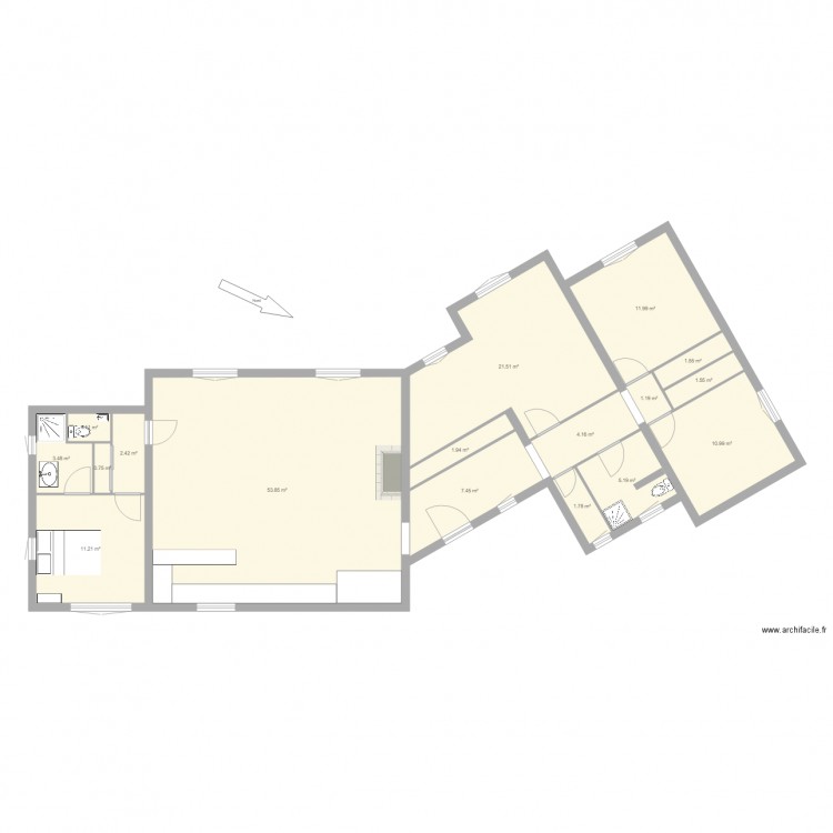 tourrettes équipé. Plan de 0 pièce et 0 m2