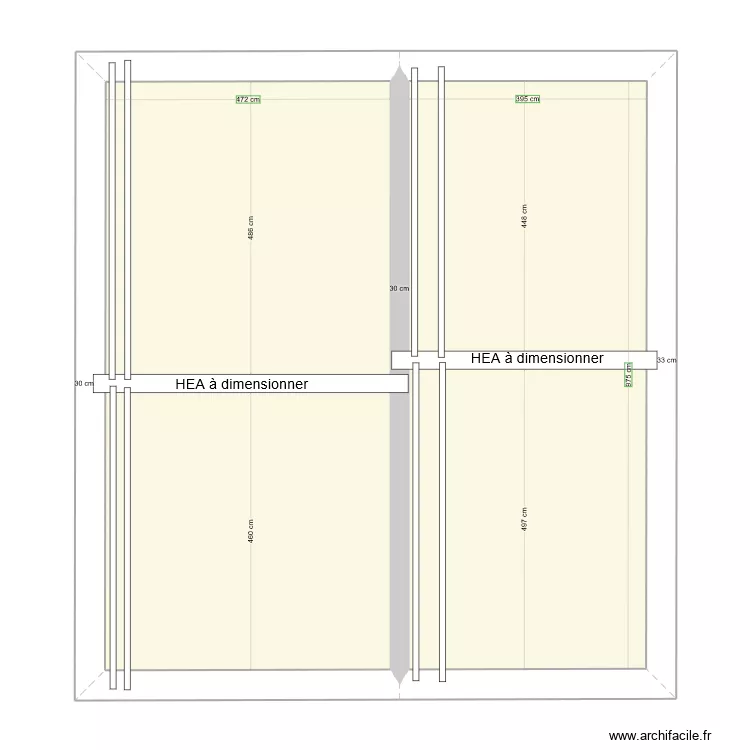 Henriville poutrelle sol ETAGE final. Plan de 