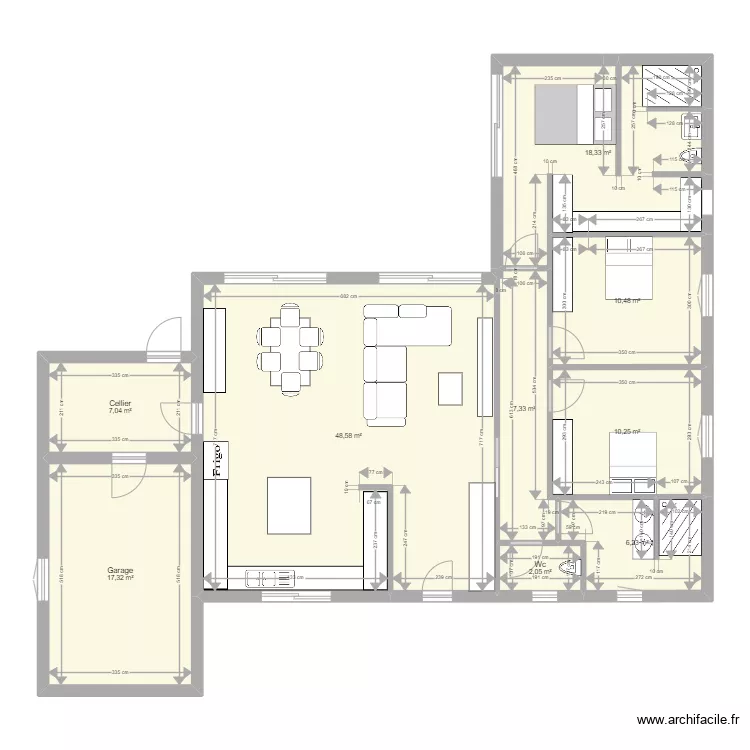 MAISON 23. Plan de 
