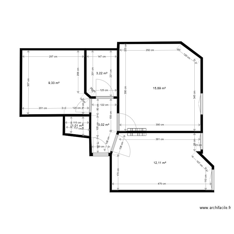 PL CH. Plan de 0 pièce et 0 m2