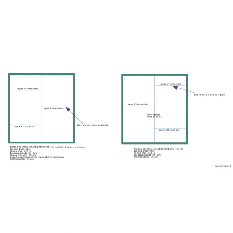 Meuble boutique du centre. Plan de 0 pièce et 0 m2