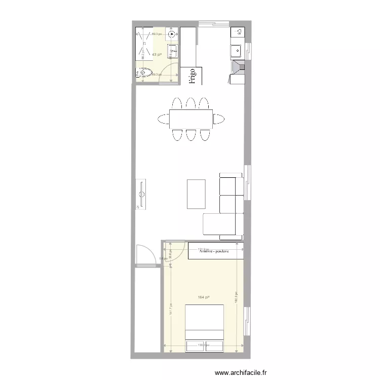 tailon RDC V1. Plan de 