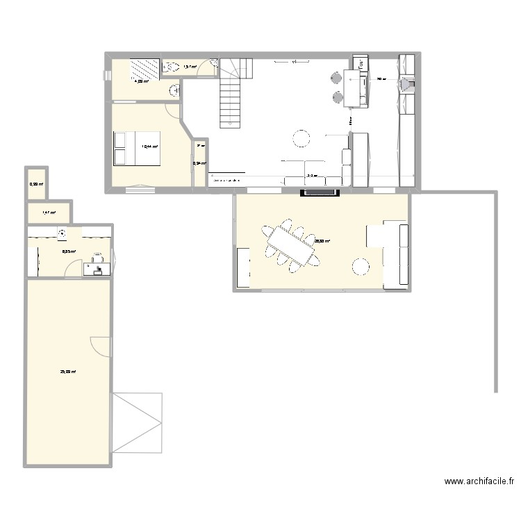 plan cuisine. Plan de 0 pièce et 0 m2