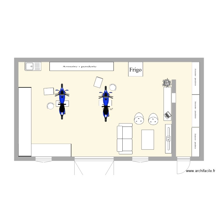 Atelier mécanique. Plan de 0 pièce et 0 m2