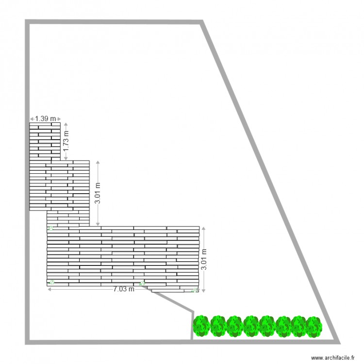 terrasse 1. Plan de 0 pièce et 0 m2