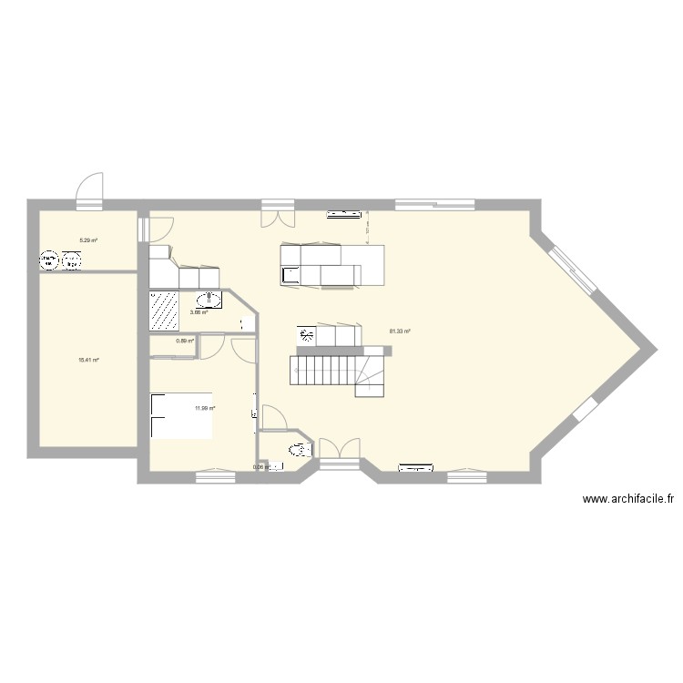 boutigny RDC 12 12 2020 AVEC SANITAIRE. Plan de 0 pièce et 0 m2