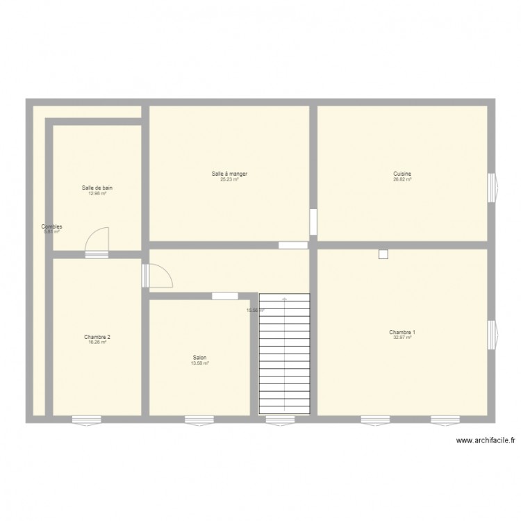 Dupuis BATIMENT 1  Premier étage Habitation. Plan de 0 pièce et 0 m2