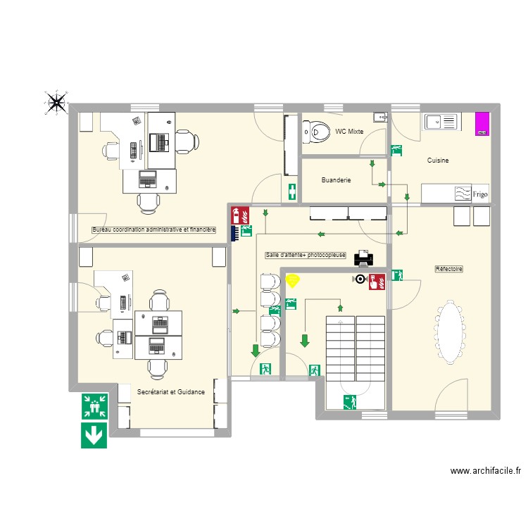 rez de chaussé. Plan de 0 pièce et 0 m2