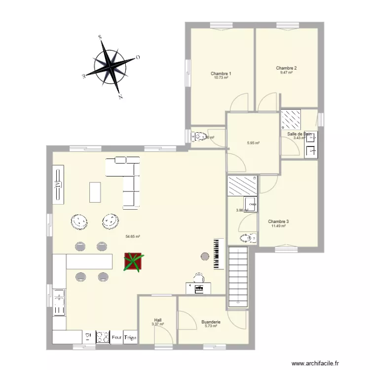 Maison Corronsac. Plan de Maison Corronsac. Plan de