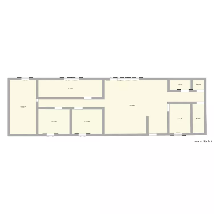 Maison. Plan de 
