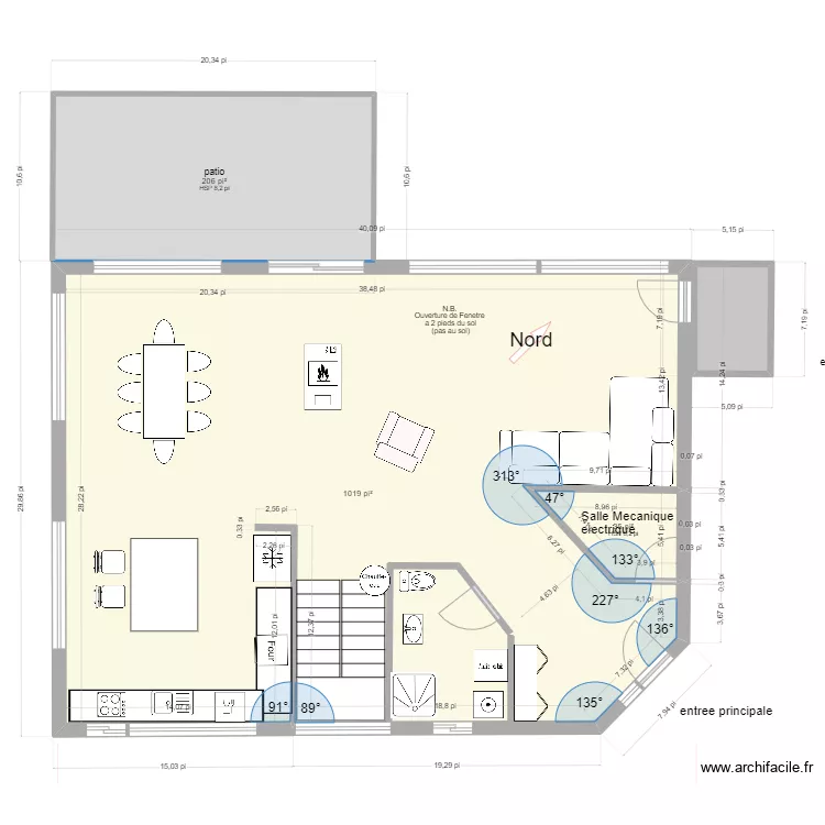 st-antoine 2 etages- 3chEt _SDB Ita_7oct2023e_. Plan de 