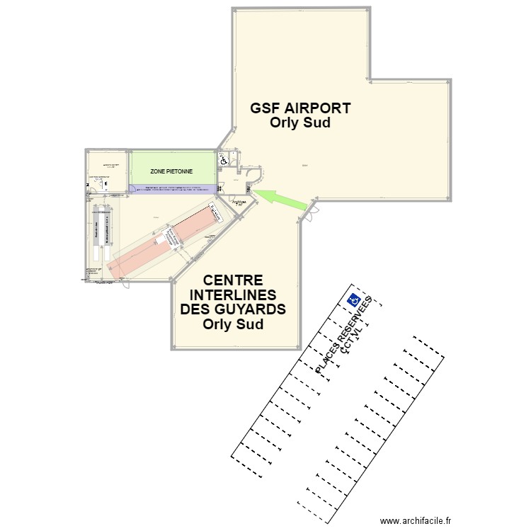 CCT VL ATHIS MONS. Plan de 8 pièces et 1273 m2