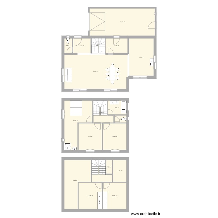 maison bernin 2. Plan de 0 pièce et 0 m2