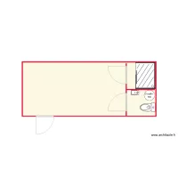 Bungalow refectoire et Sanitaire 6m 