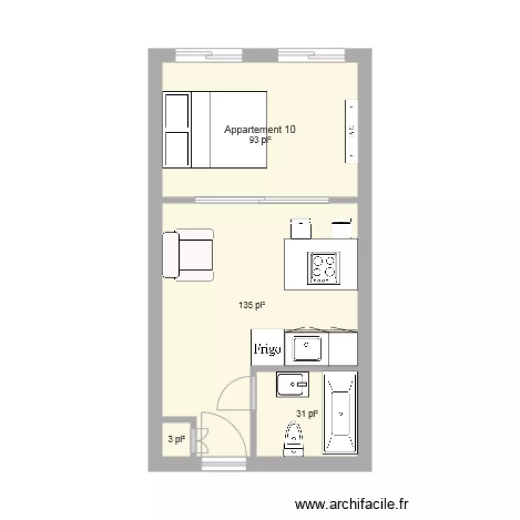 Appartement 10. Plan de 