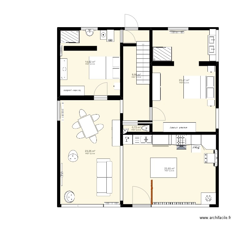 appartement 2022. Plan de 0 pièce et 0 m2