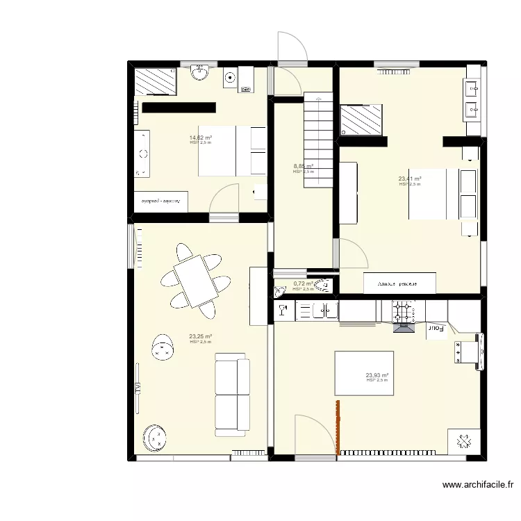 appartement 2022. Plan de 