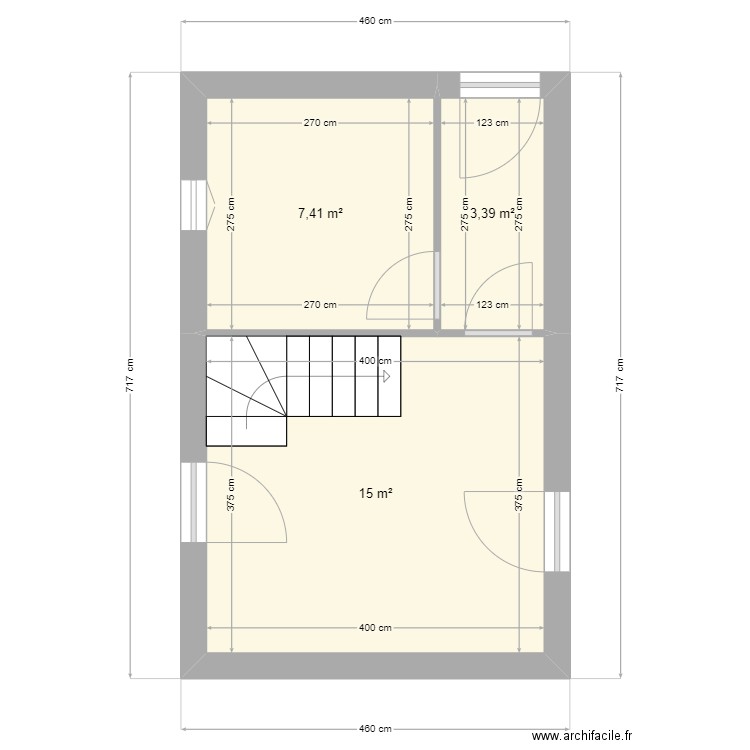 Cheney. Plan de 0 pièce et 0 m2