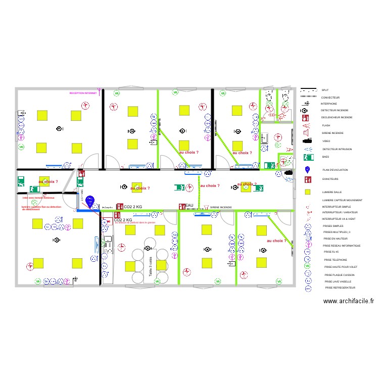 COMPLET 1 ER ETAGE DE 01 novembre 2019. Plan de 0 pièce et 0 m2