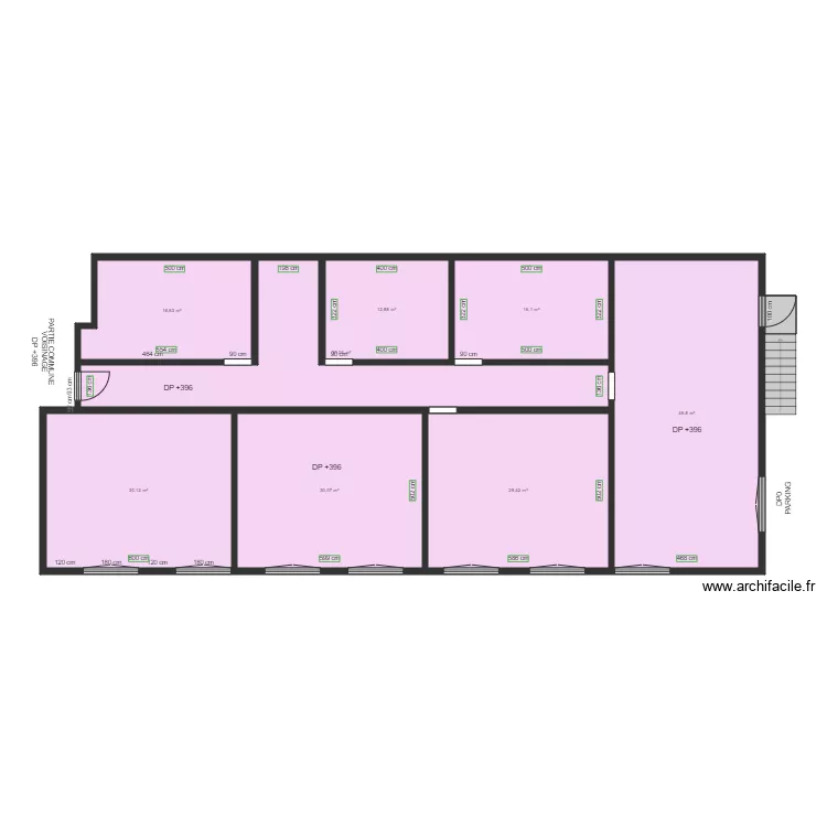 LUNITUDE AVANT TRAVAUX. Plan de 