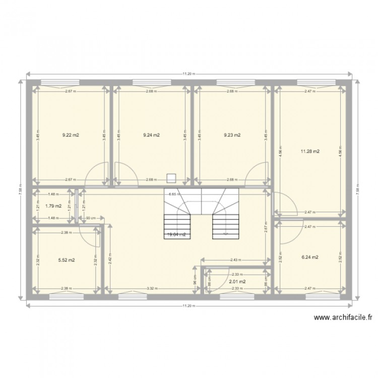 2EME ETAGE MAISON. Plan de 0 pièce et 0 m2