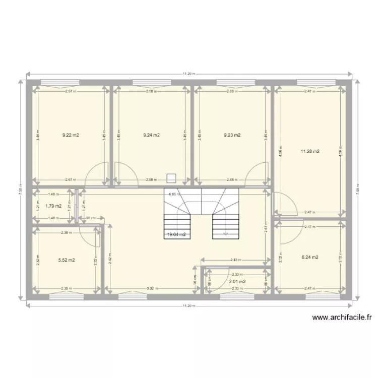 2EME ETAGE MAISON. Plan de 