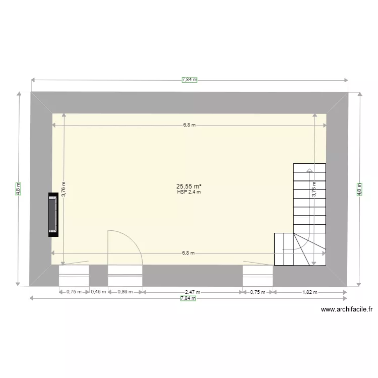 plan gite pour Annie. Plan de 