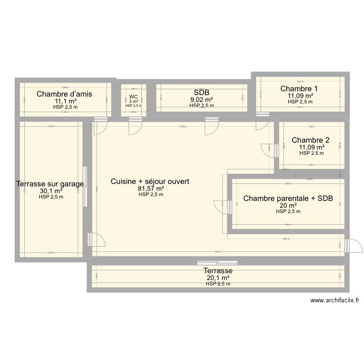 Plan Carine 2 . Plan de 0 pièce et 0 m2
