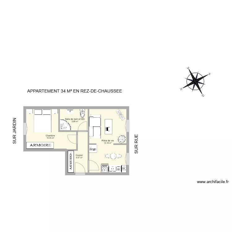 BOJIC appart. Plan de 