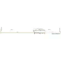 PLAN COUPE EST OUEST VUE LOINTAINE 