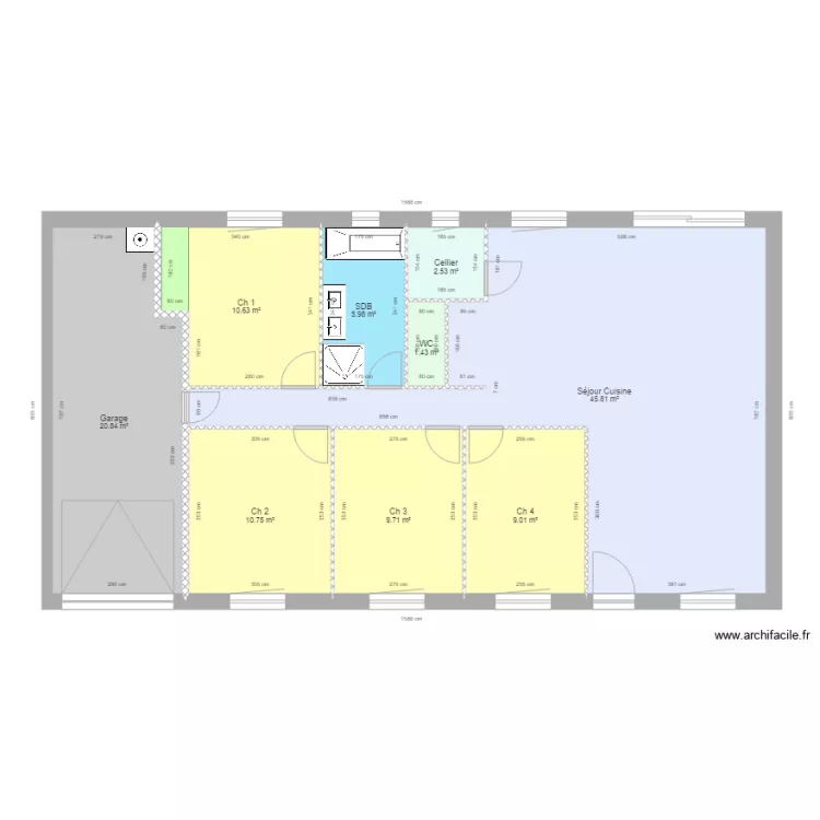 FAIDHERBE BLONDEL. Plan de 