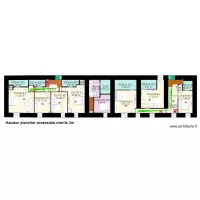 plan g&eacute;n&eacute;ral la comte 1er &eacute;tage pompier