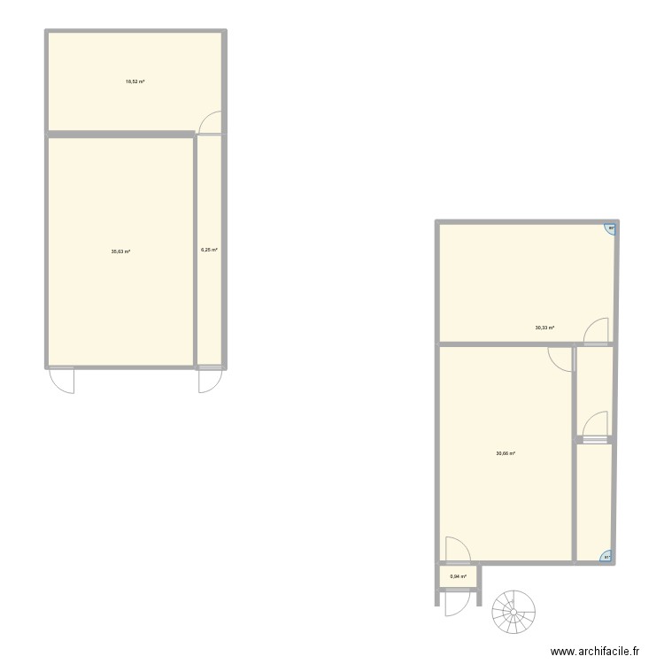 STUDIO 3 Studios 2023. Plan de 0 pièce et 0 m2