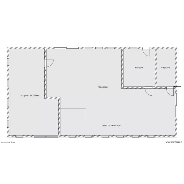 hangar boistrancourt. Plan de 
