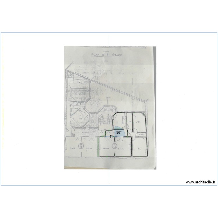Leon Vaudoyer . Plan de 0 pièce et 0 m2