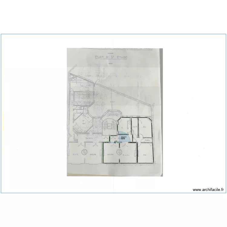 Leon Vaudoyer . Plan de 