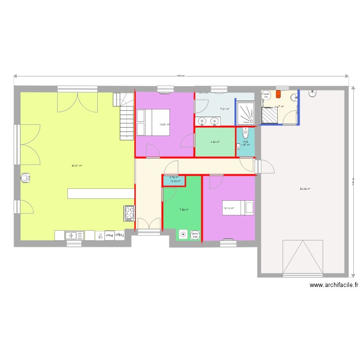 SebMaisonmeuble. Plan de 0 pièce et 0 m2