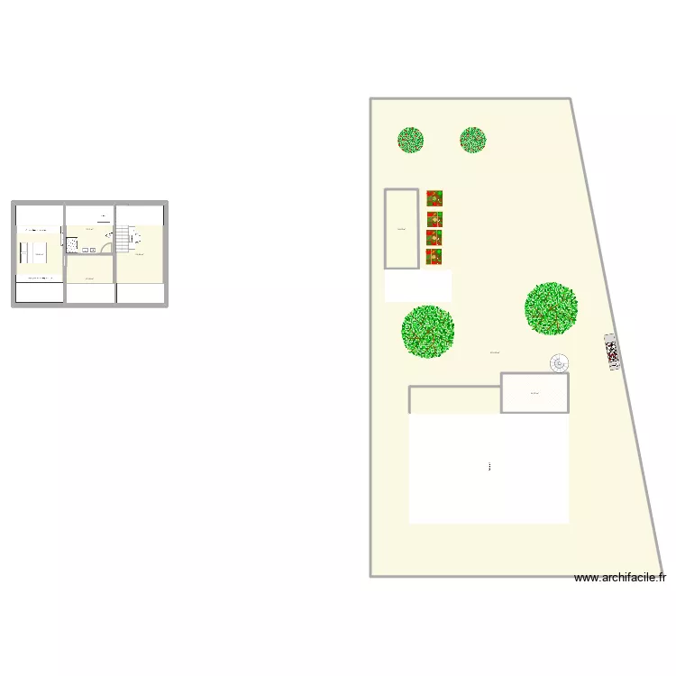 comble. Plan de comble. Plan de